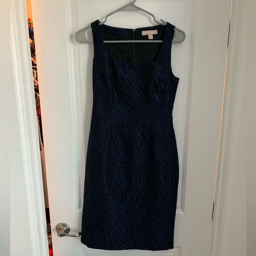Banana Republic - Dark Blue and Black Sleeveless Dress - Size 0